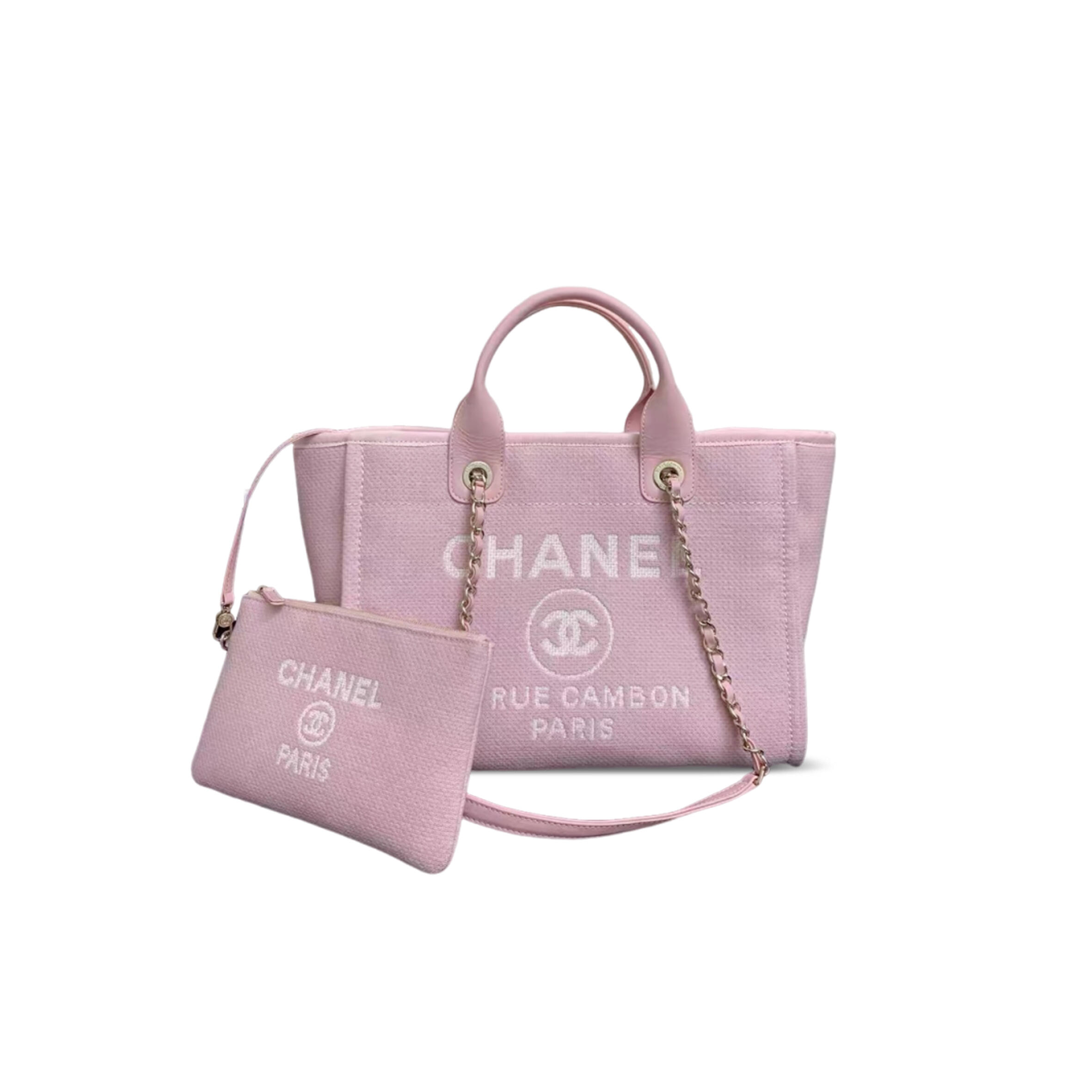 CHANEL MIXED FIBERS SMALL DEAUVILLE TOTE 1149317 (39*29*20cm)